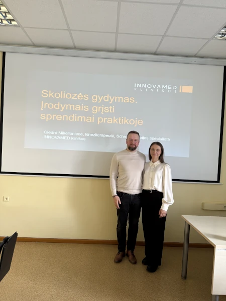 Skoliozės edukacija mokykloms INNOVAMED Skoliozės edukacija mokykloms INNOVAMED